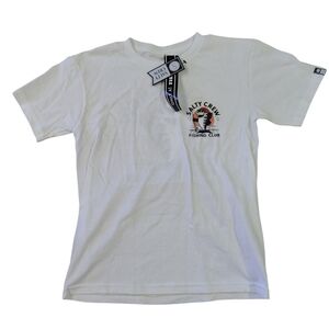 Salty Crew Kids' White Fishing Club Tee